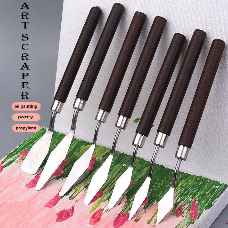 Drawknife Blade - Paslanmaz Çelik Yağlıboya Bıçağı, Sanatçı Spatula,