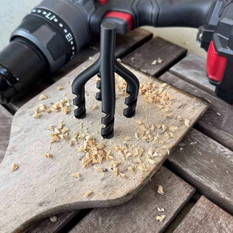 Woodworking Jokes - Plastik Dört Parçalı Şakacı Matkap Ucu,