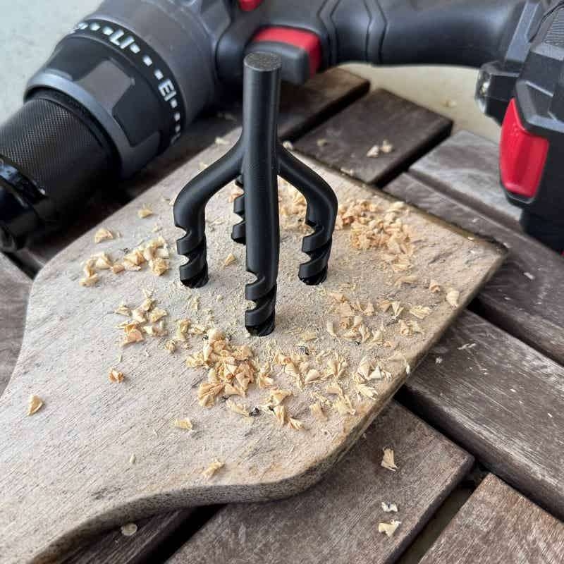 Woodworking Jokes - Plastik Dört Uçlu Şaka Matkabı, Elektrikli