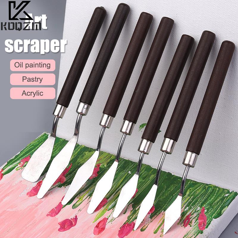 Drawknife Blade - 1-7 Adet Paslanmaz Çelik Spatula Seti