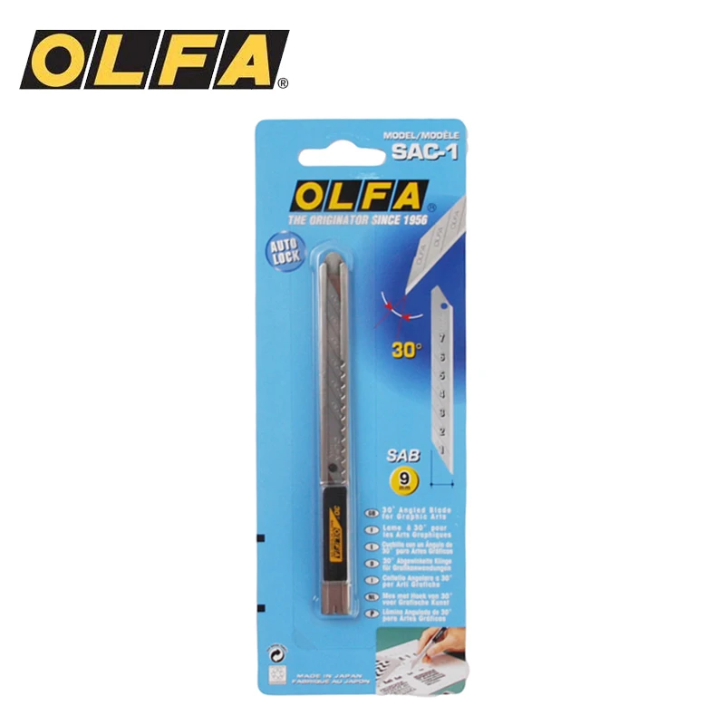 OLFA SAC-1(141B) 9 mm, 30 Dere - Woodworking Wallpaper incelemesi ve fiyatı